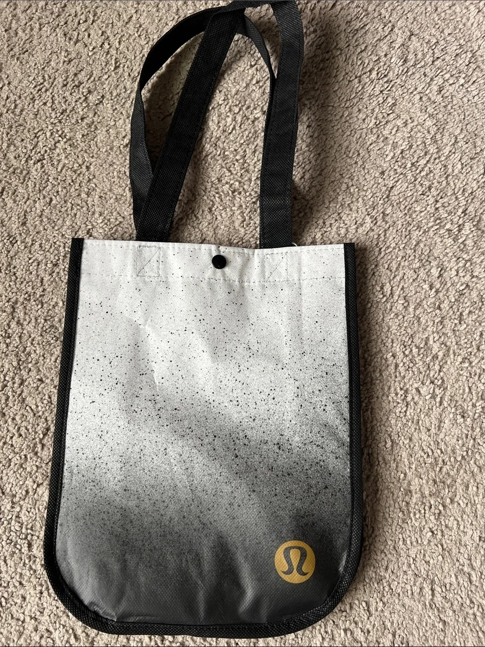 lululemon athletica Black & White Gradient Messenger Tote